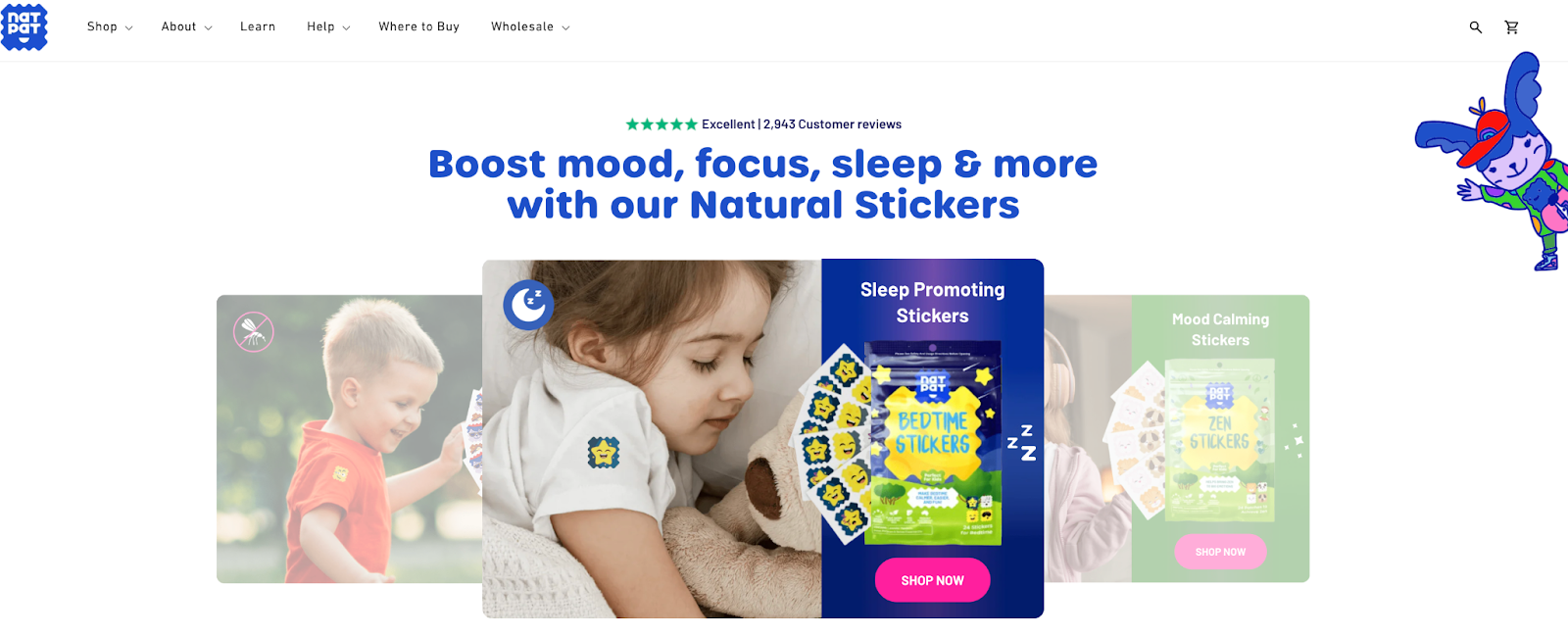 NATPAT offers innovative, child-friendly solutions to everyday challenges through essential oil stickers and skin patches