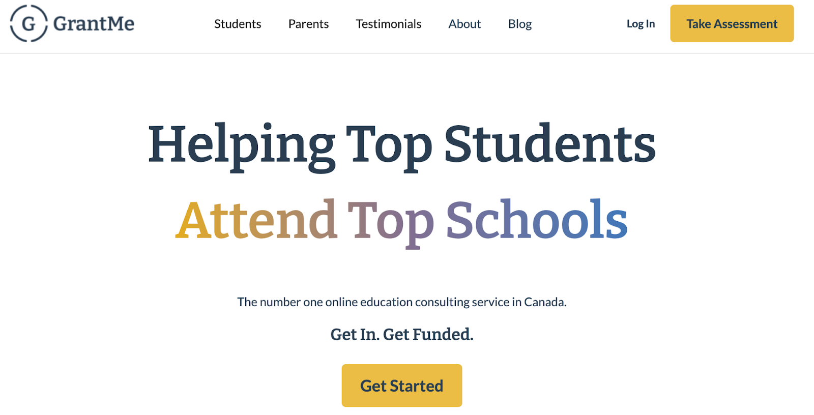 GrantMe is a Canadian online education advisory platform that helps students access scholarships