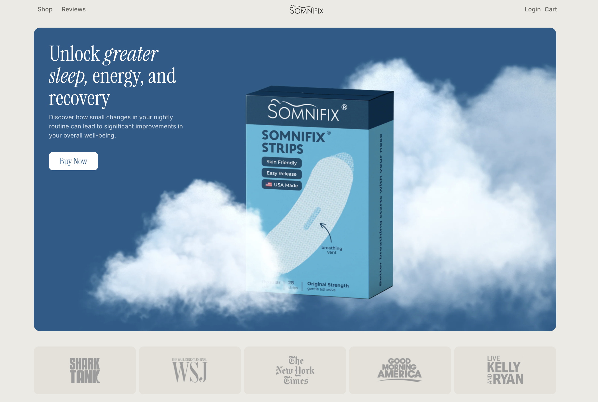 SomniFix is a direct-to-consumer brand that offers anti-mouth-breathing strips designed to promote better sleep through nasal breathing