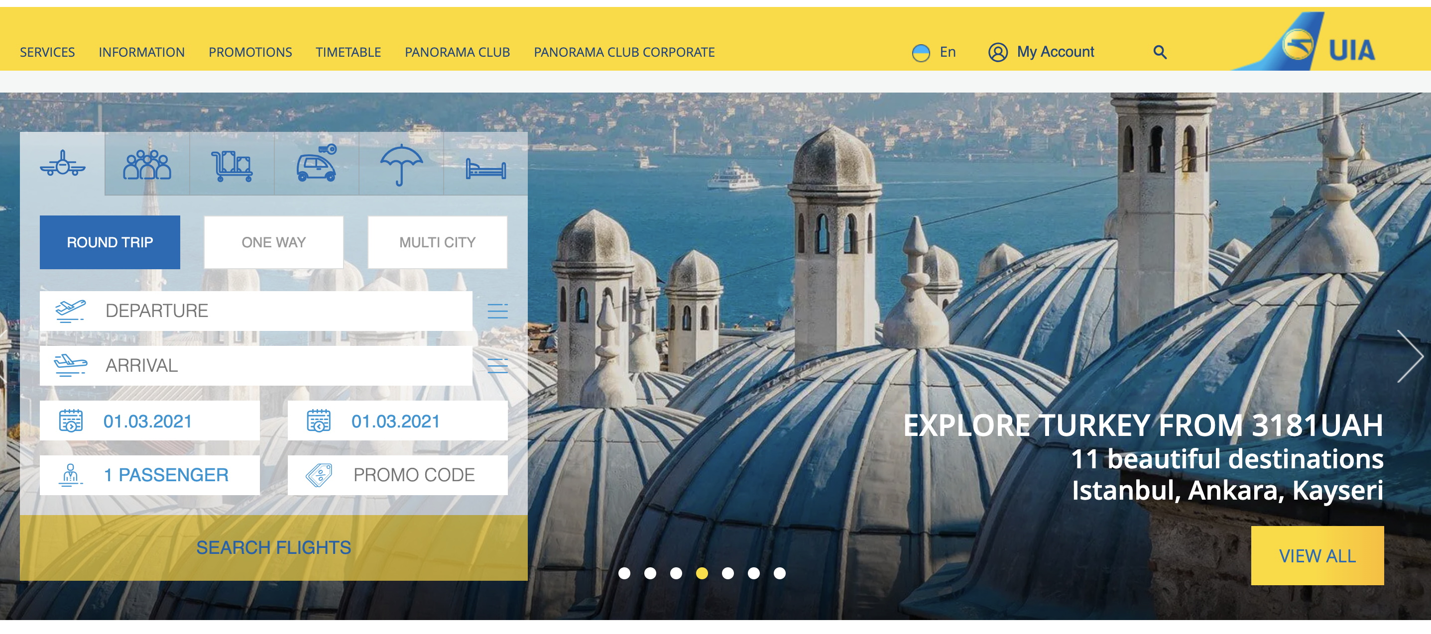 Ukraine International Airlines (UIA) is the country's largest flag carrier
